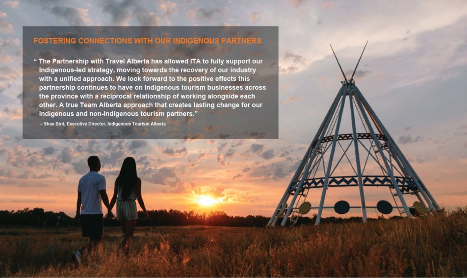 A visual quote from Indigenous tourism partners
