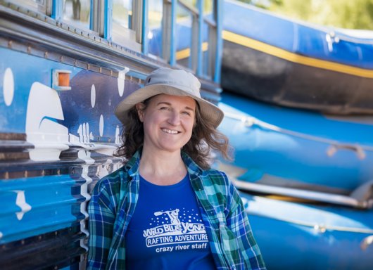 Gina Goldie, operator and owner of Wild Blue Yonder Rafting